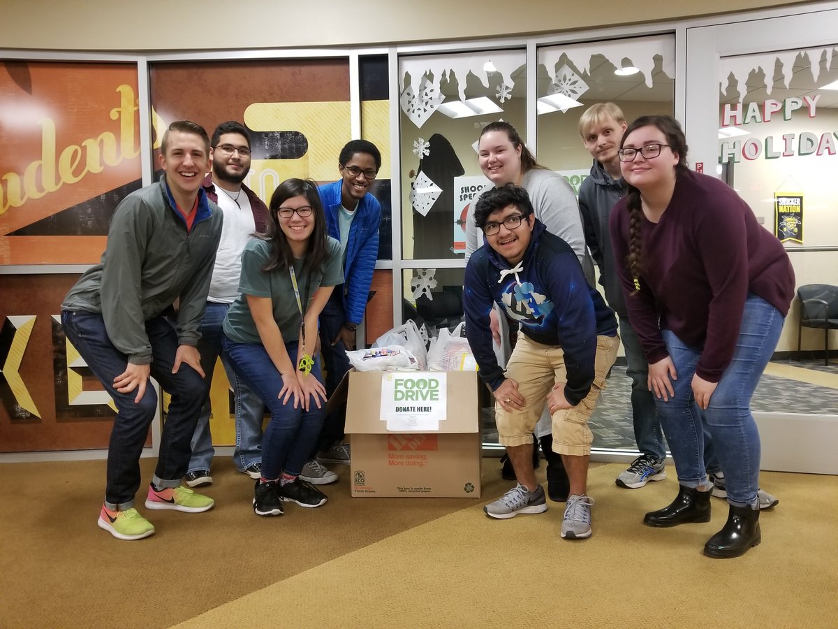Over 169 Food and Hygeine products donated!
Thank you Shockers! Have a great break and don't forget to visit the food locker if you need it.
<a href="/WichitaStateSGA/">Wichita State Student Government Association</a> @wsu_csb @wsu_shac @wichitahousing #CutH8WichitaState