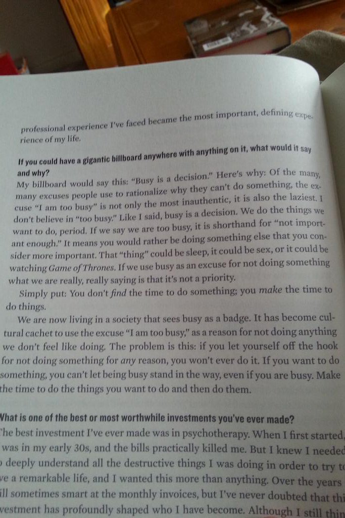 No one is too busy to come to practice; people decide not to make quidditch a priority. Be honest