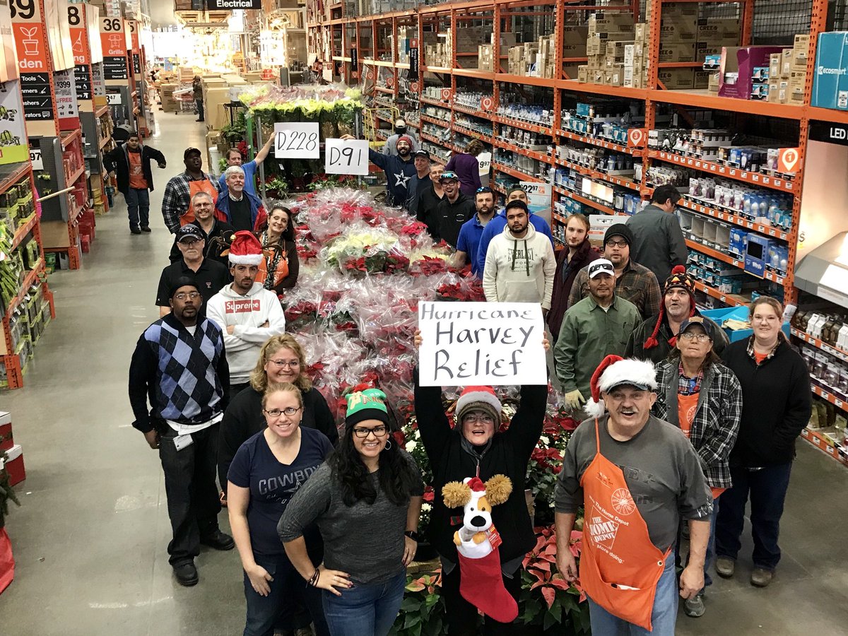 THD_Hillary's tweet photo. Last day helping out at #6501! #HarveyRelief #D91 #228 @mlp814 @josh_mayou @bjp84 @thd_eddie @realbruce58 @lilyreyesl @Mikelenderman01 @JanetShipman3 https://t.co/ufNEtEoiuf