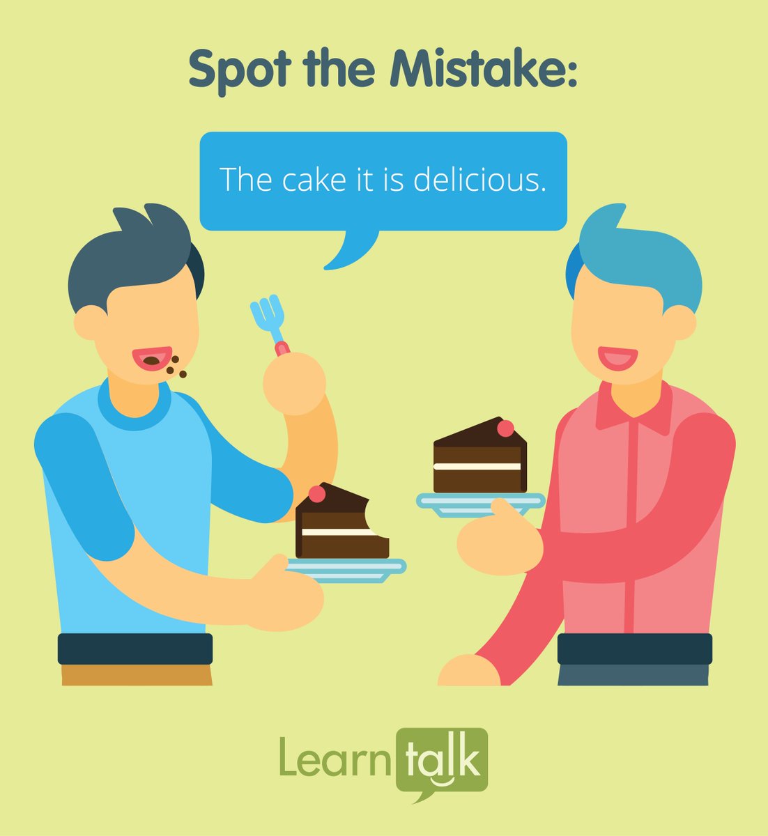 LearntalkEN's tweet photo. Aquí esta tu lección de inglés del día del tamaño de un bocado. ¿Cómo se escribe la oración correcta? https://t.co/EZKycmEkHO https://t.co/j8yiBYwyuE
