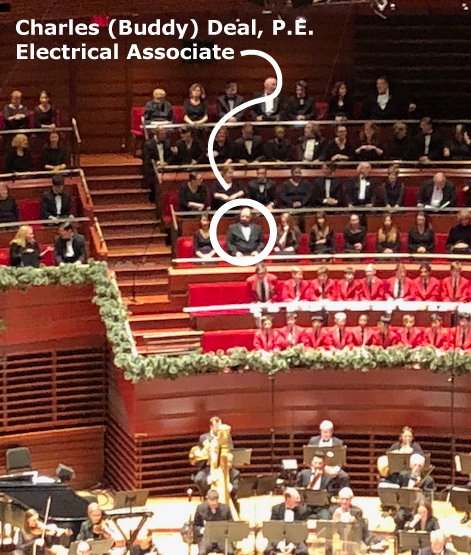 WickFisherWhite's tweet photo. Pictured is #WFWEng President, @dileonardo_tony and Electrical Associate, Charles (Buddy) Deal, P.E. at Buddies performance with @ThePhillyPops #PHILLYPOPS https://t.co/BpABiMLDLm