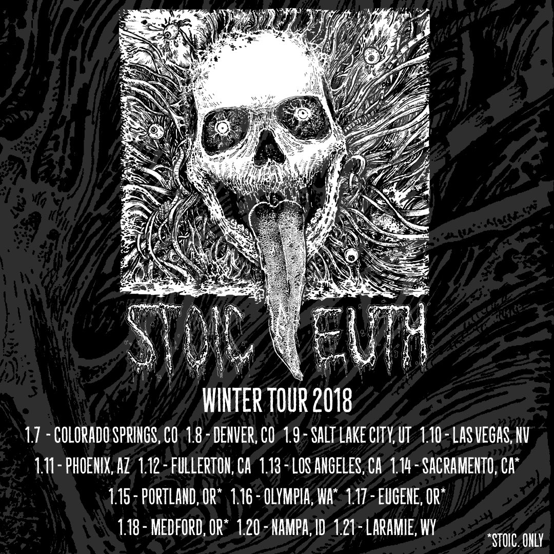 We’re touring with our friends <a href="/CagedBirdSongs_/">Euth</a> this winter. Afterwards we’re taking a long nap. This could be your last chance, details on our Facebook. Art by Matthew Mutterperl