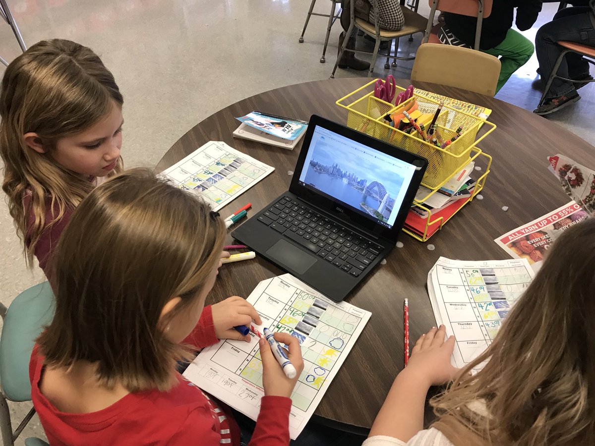 classjacksonfun's tweet image. Why not take a trip to Australia?!?!  We’ve been comparing the weather in Sydney, Australia and Newville for 4 weeks now!!  #NewvilleElemProud  #BSSDProud