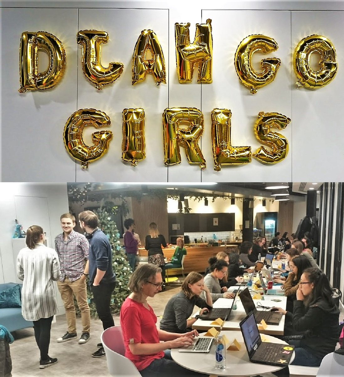 Awwyisss, at the installation party for a new (to me) language! *excite* 
Thanks <a href="/SkyscannerEng/">Skyscanner Engineering</a> and <a href="/DjangoGirlsLDN/">Django Girls London</a> #djangogirlslondon