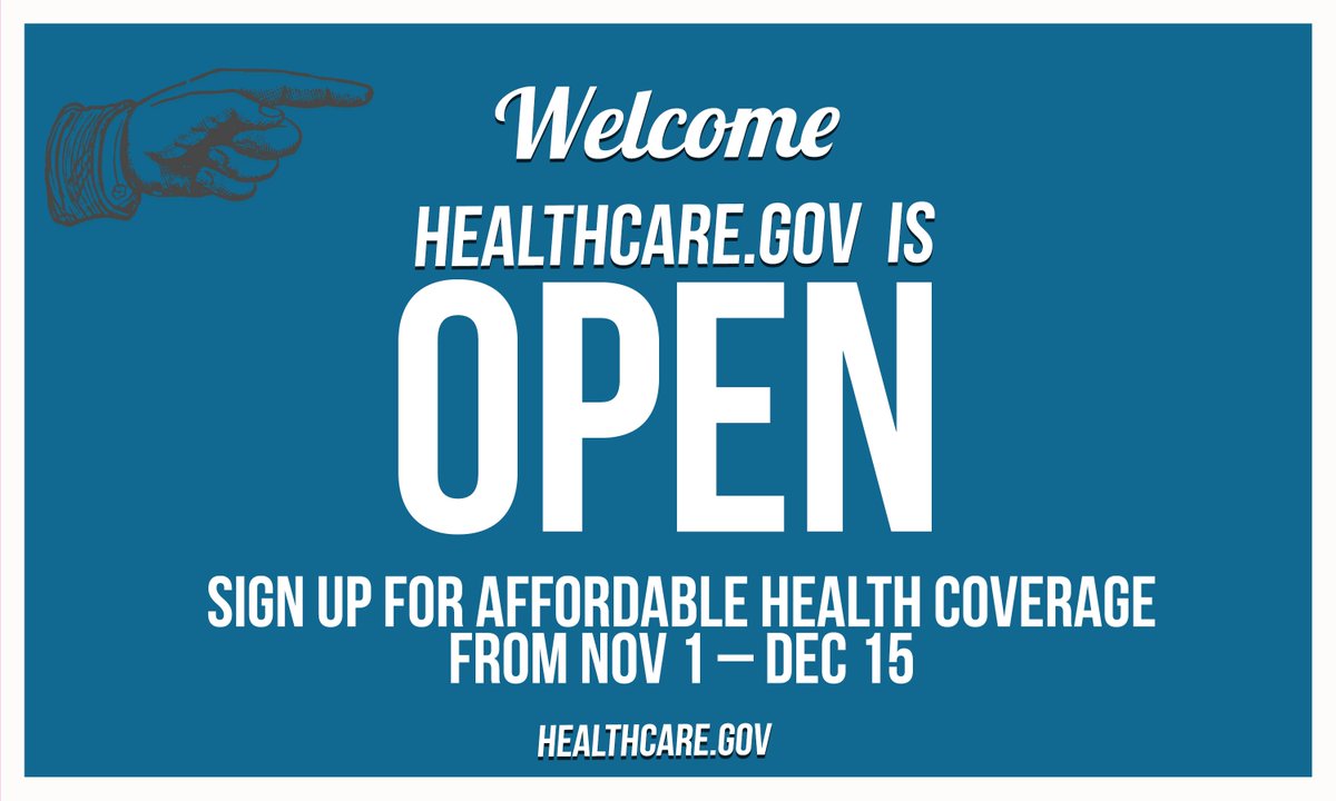 ? The Open Enrollment deadline for health insurance is next week.? Visit to apply and enroll for ...