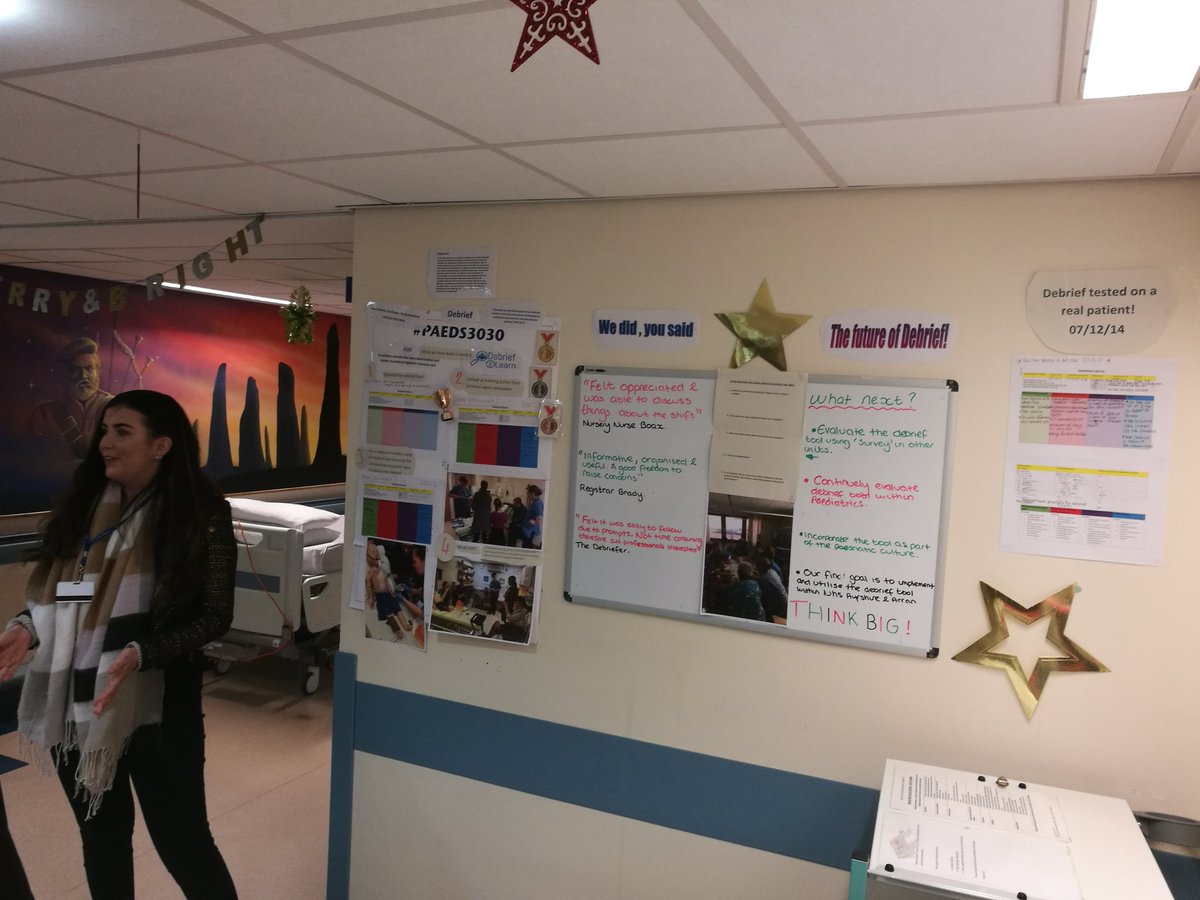 MissGeetika's tweet photo. Team Debrief thinking big, and taking over the whole wall to show us how - congratulations!  #paeds3030 https://t.co/yXKCbet2VC