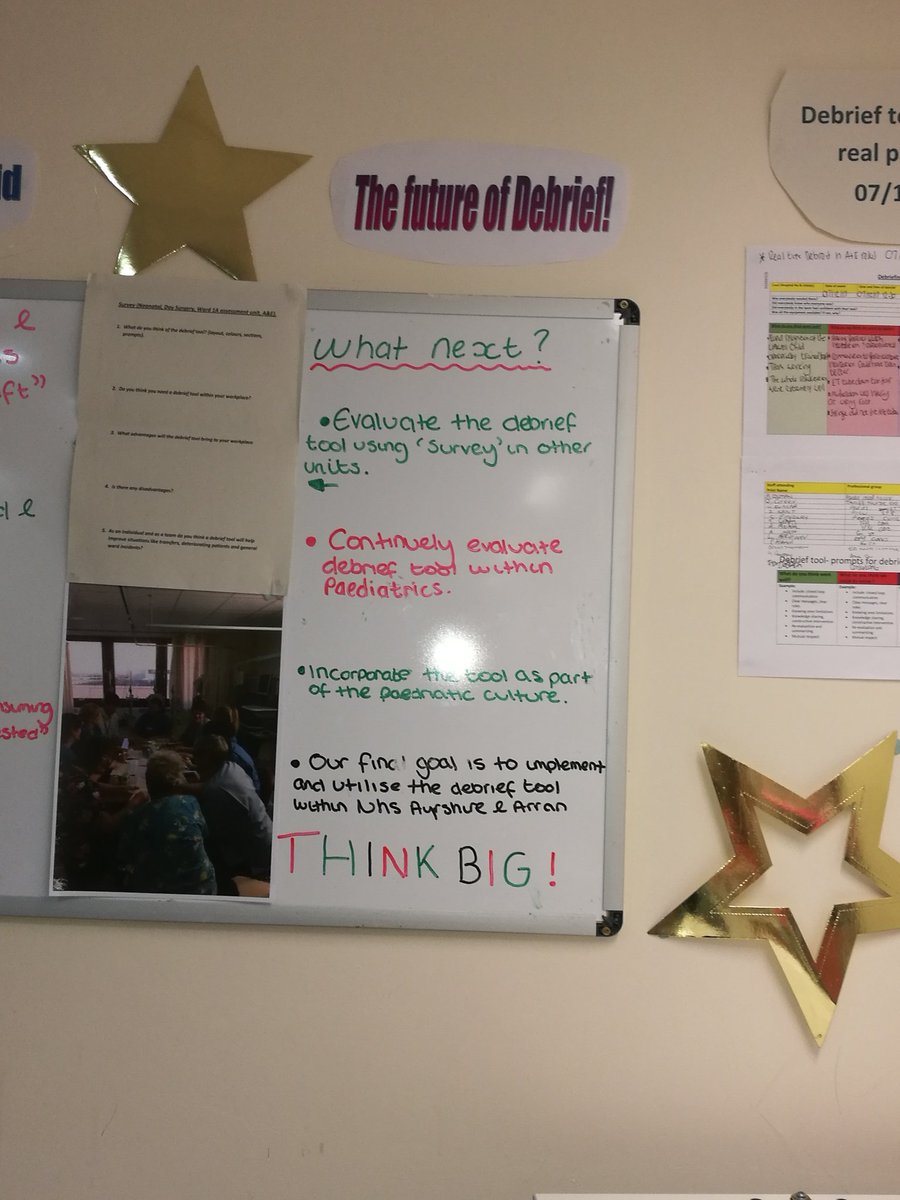 MissGeetika's tweet photo. Team Debrief thinking big, and taking over the whole wall to show us how - congratulations!  #paeds3030 https://t.co/yXKCbet2VC