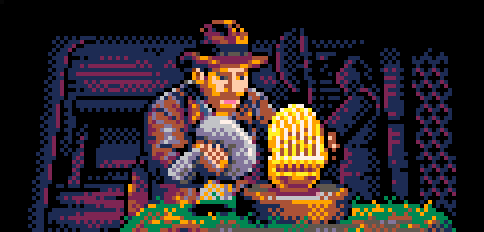 Kantolasound's tweet photo. #Relic theme for @Pixel_Dailies 
Pico-8 palette
#pixel_dailies #pixelart #gamedev #indianajones https://t.co/dIpwiybIFN