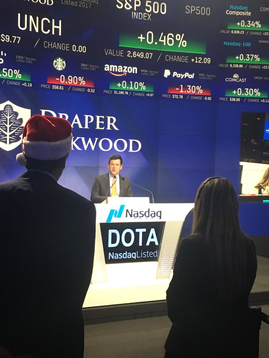 DraperNetwork's tweet photo. Draper Oakwood - the SPAC is official! 🎉💰🚀 #RewriteTomorrow @Nasdaq #drapernetwork https://t.co/seCiNmankj