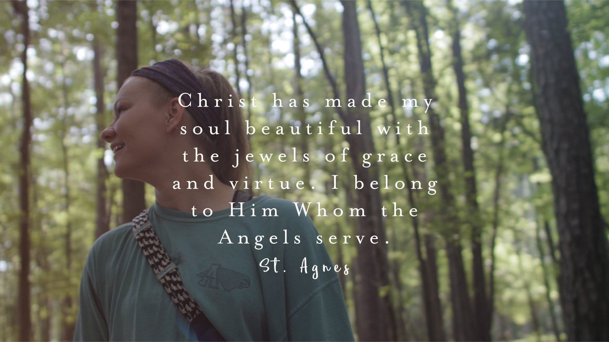 "Christ has made my soul beautiful with the jewels of grace and virtue. I belong to Him Whom the Angels serve." 
+ St. Agnes 

ht.ly/cxtP30h6H0i