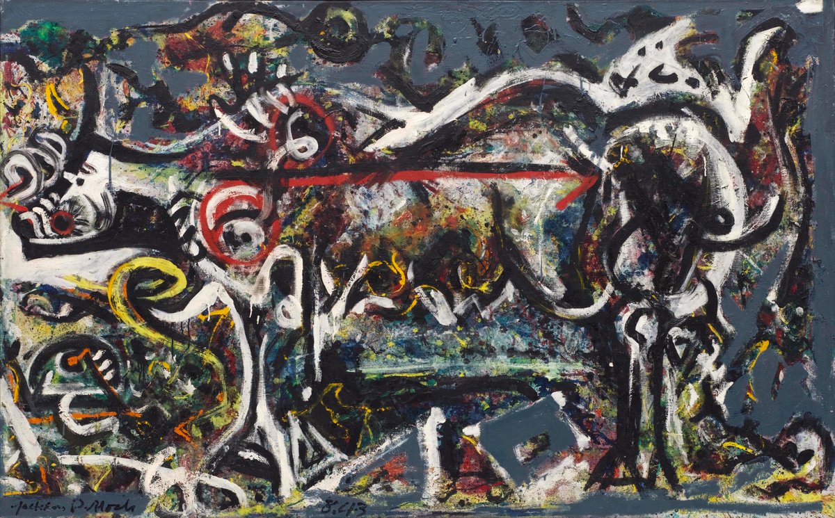 'She-Wolf' - Jackson #Pollock #painting