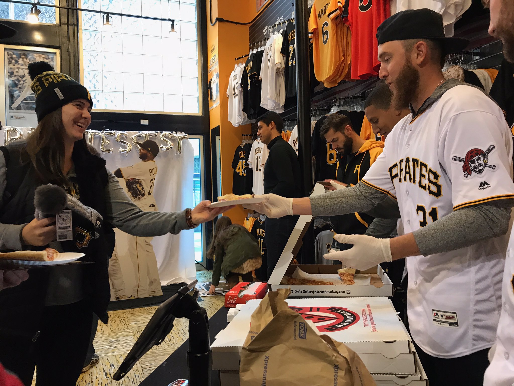 Pittsburgh Pirates on X: Fun at the PNC Clubhouse Store! We got