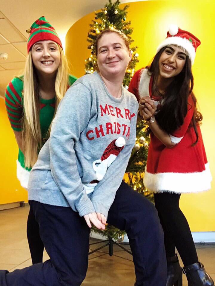cashforkids's tweet image. CashforKidsFree: RT LaurajWilliam84: Xcel staff supporting Christmas jumper day! 🎄🎅🏽🎁⛄️! Great Team of people! COVSF wearefreeradio CashforKidsFree NatalieBWCSF LifestylesCovSF WendyJCSF samgoldneypt healio15 samgoldneypt #MissionChristmas #cashf…