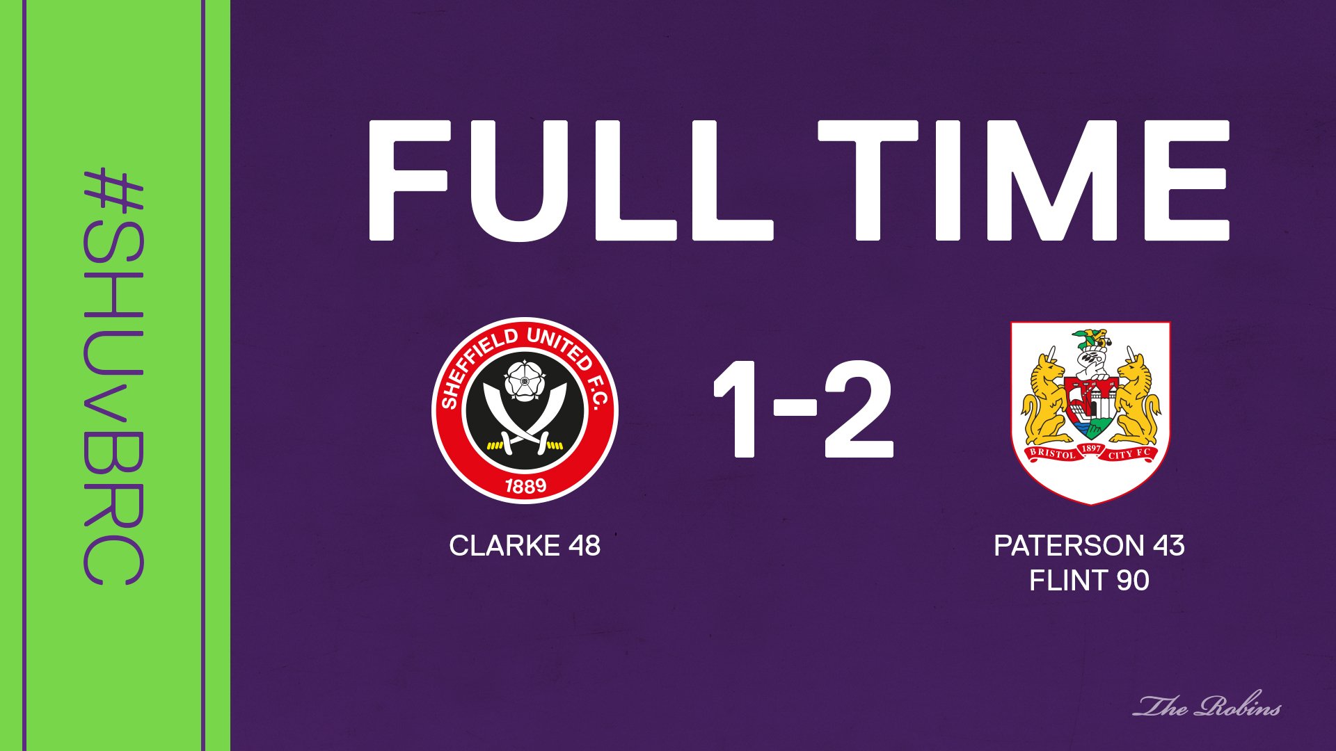 Bristol City FC on Twitter "FULL TIME Sheffield United 12 