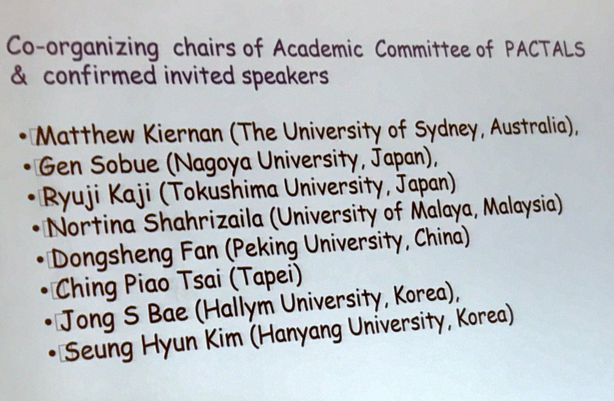 JNNP_BMJ's tweet photo. Announcement of first dedicated PACTALS meeting: Seoul to host in July 2018 #PACTALS Uncovering the secrets of #MND #ALS pan Asia @pactals https://t.co/f2kHv5iITt