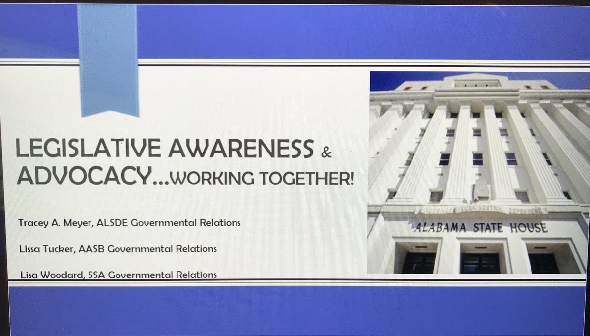 Legis_Lady's tweet photo. The beauty of working together for so many years and on behalf of public education...we can pull a power point and presentation together on the fly when extreme winter weather unfortunately sidelined the scheduled presenters. #AASBConvention #myfriendsandcolleagues https://t.co/5WQZniA3k4