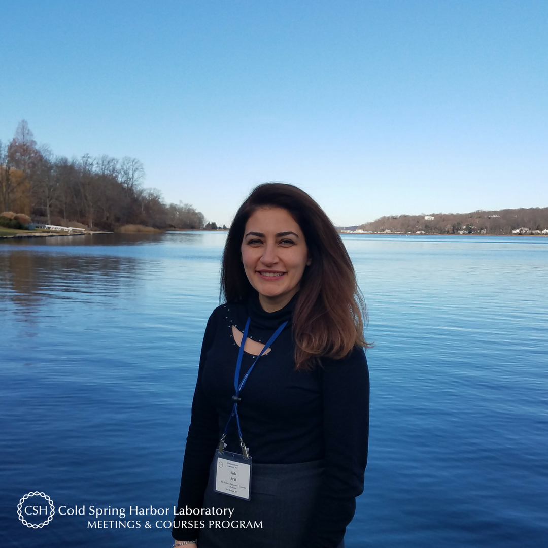cshlmeetings's tweet image. Meet @jacksonlab's Seda Arat! A member of @gwcarter's lab, Seda made her first trip to CSHL for the 2017 Foundations of Computational Genomics and already has plans to come back next year. Read our Q&amp;amp;A here: bit.ly/2BUcGRa #cshlvisitor #womeninscience