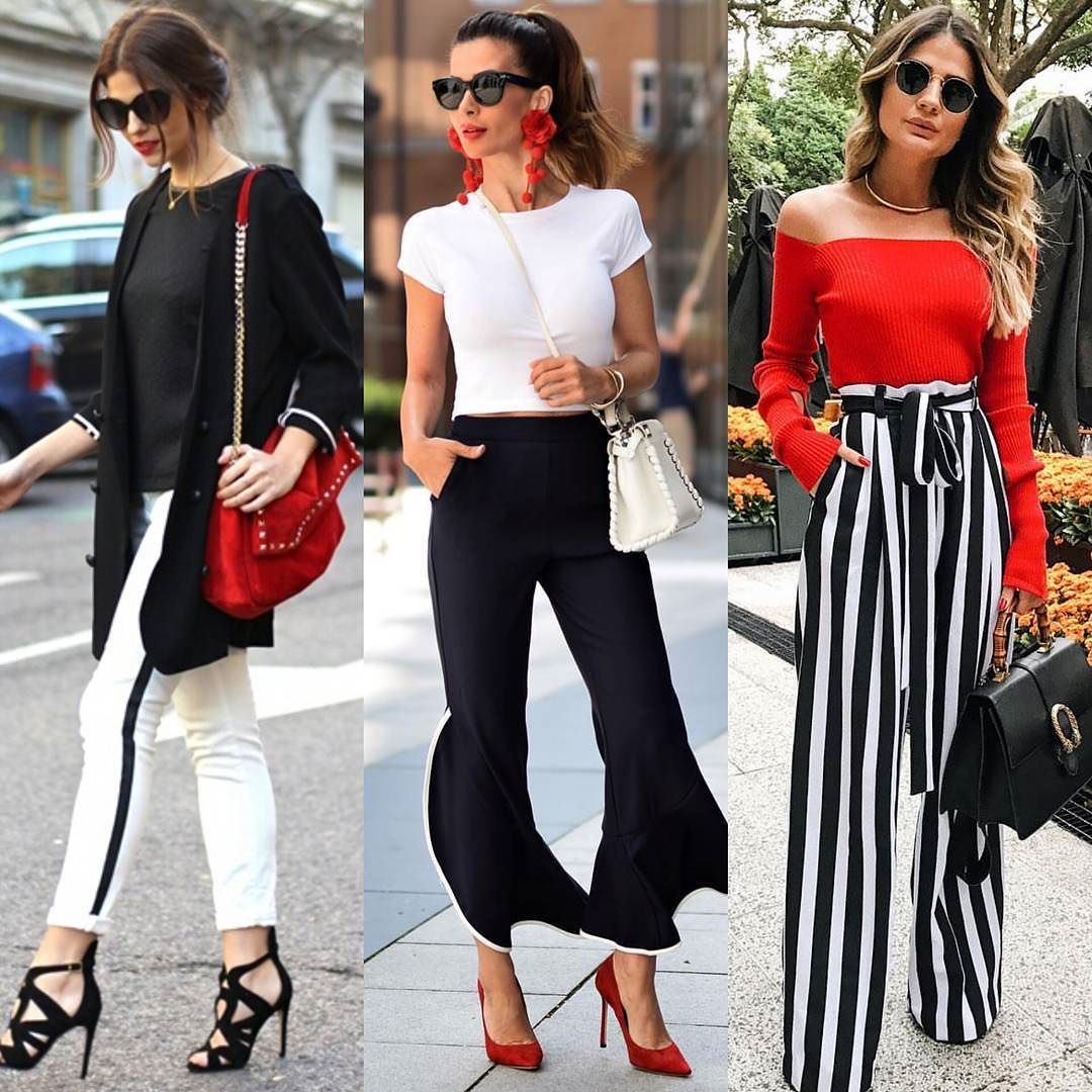 ModaUrbana2017's tweet photo. #Outfits: Blanco + Negro + Rojo ⏩ Combinación infalible! 🔝 https://t.co/XAt21fwF7X