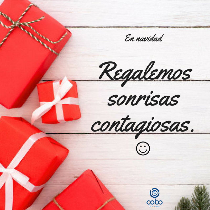 EdicionesCOBO's tweet photo. En esta #navidad regalemos gestos, afectos y detalles realmente valiosos y significativos. https://t.co/FyCuu2fWxe