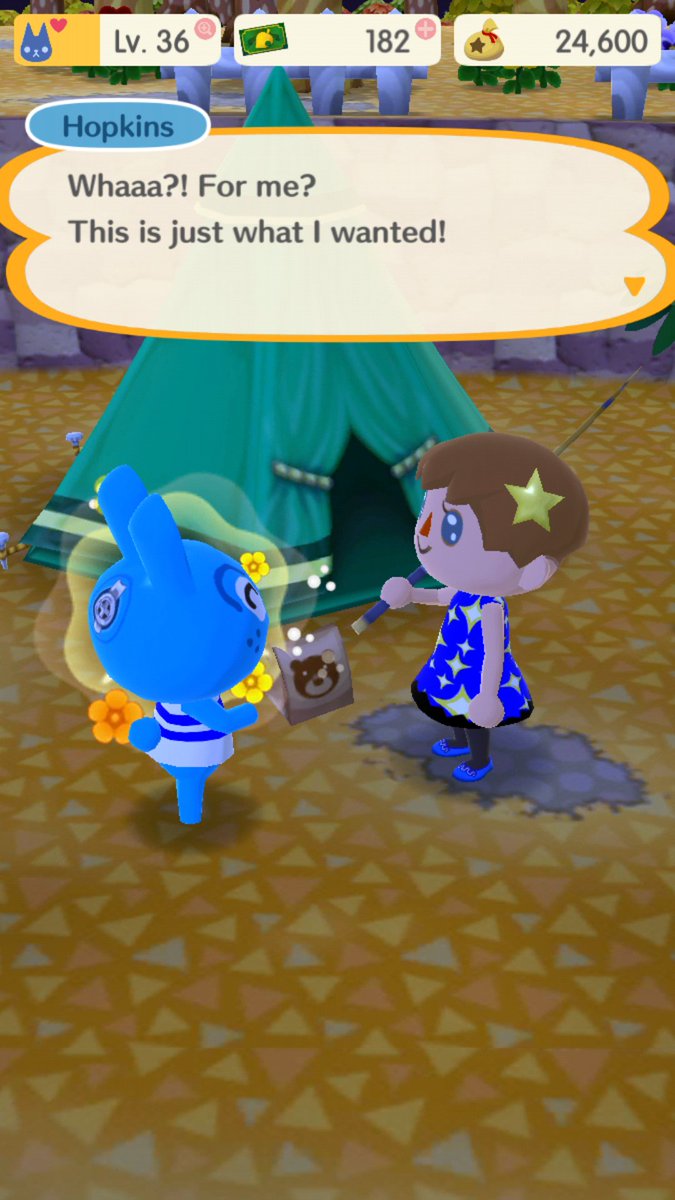 Check out the back of Hopkins' head #AnimalCrossingPocketCamp #hopkinsconspiracy #therobotwarisbeginning