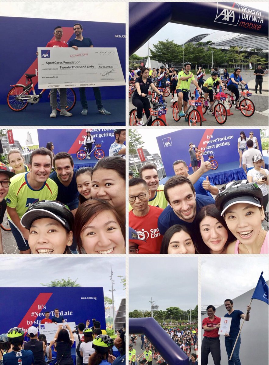 LeoCostes's tweet photo. It is #nevertoolate to take small steps to a healthier you! Nice morning Ride thanks to our Partner #Mobike. https://t.co/Xjw89qqtXP