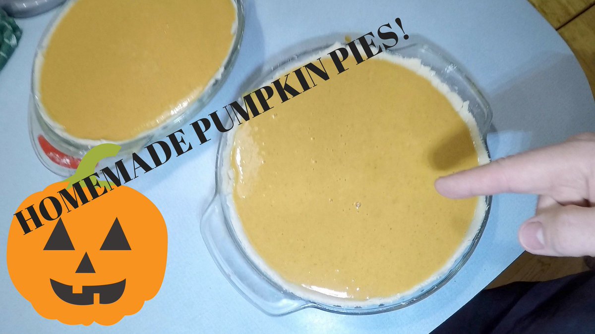 CronesVlog's tweet image. Come checkout the new vlog! 
Crones Vlog WE MADE PUMPKIN PIES FROM SCRATCH! Episode 47
youtu.be/LhTLXvPnkfk
#cronesvlog #smallyoutuber #smallyoutubers #SmallYouTuberArmy #smallyoutubercommunity #vlog #vlogger #vloggers #Thanksgiving #foodie #foodies