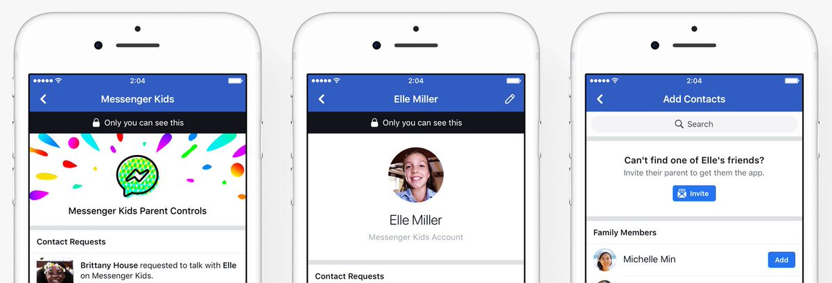 AZInjuryLawTeam's tweet photo. Facebook's latest messaging app is made just for kids aged 6-12, but how safe is it? Before downloading it on your child's phone or tablet, consider these worrisome drawbacks: https://t.co/7Uo2soBcxF by @ConsumerReports #FacebookMessage #Facebook https://t.co/QZ4TvbjVn1