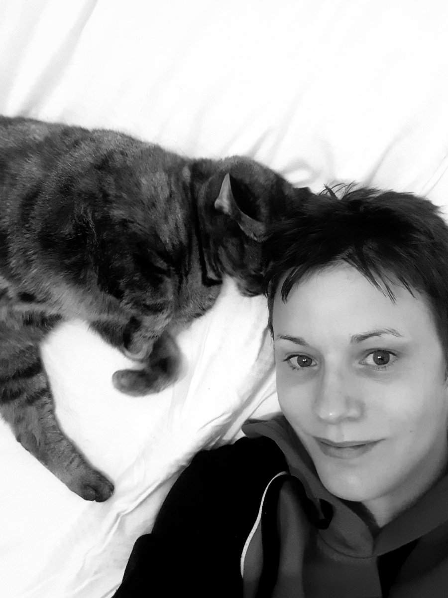 Chilling with Cleo my #furbaby. #AdoptDontShop 
Cats are beautiful, amazing  companions. 
<a href="/RealGrumpyCat/">Grumpy Cat</a> <a href="/catsnkittys/">Cats and Kittens</a> <a href="/cats_everday/">Cats Everday</a>