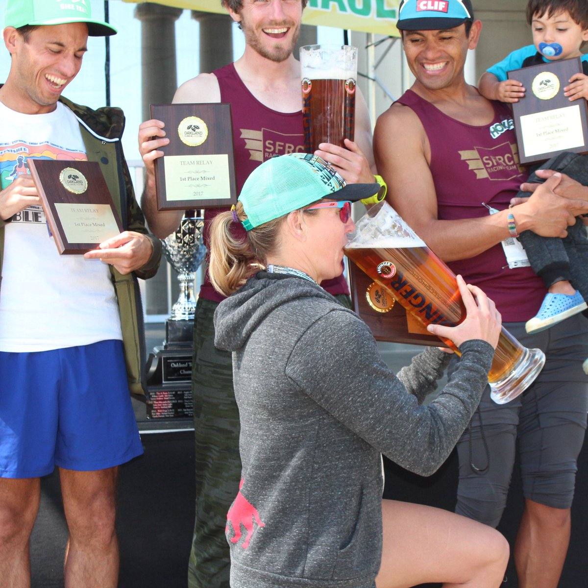 #FlashbackFriday to the Oakland Running Festival. Definitely a 2017 highlight for the Erdinger #ActiveTour!