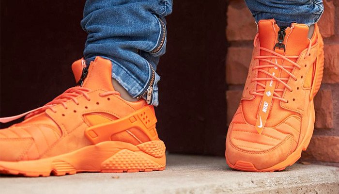 huarache bleu et orange