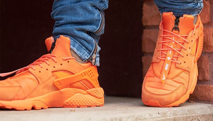 nike huarache orange blaze