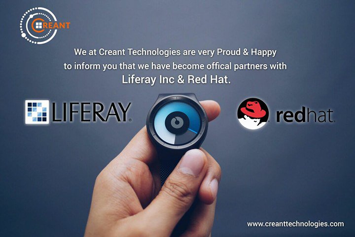 CreantTech's tweet image. Congratulation Team
#CreantTechnologies #OfficialPartners #LiferayPartner #RedHatPartner