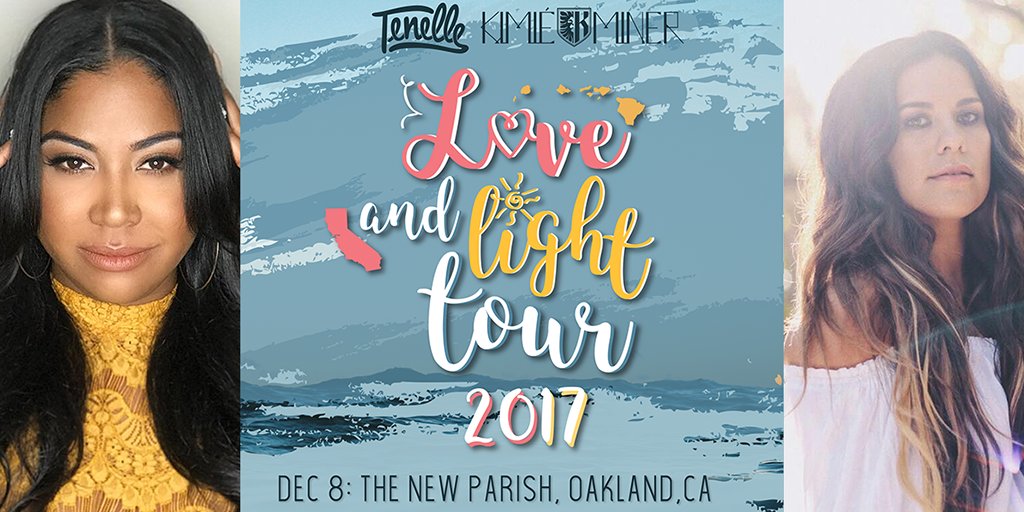 #LoveandLightTour2017 with @playkimie &amp; <a href="/tenelle/">Tenelle McCormack</a> TODAY at <a href="/thenewparish/">The New Parish</a> fanlink.to/LoveandLight20…  #OaklandCA #BayArea