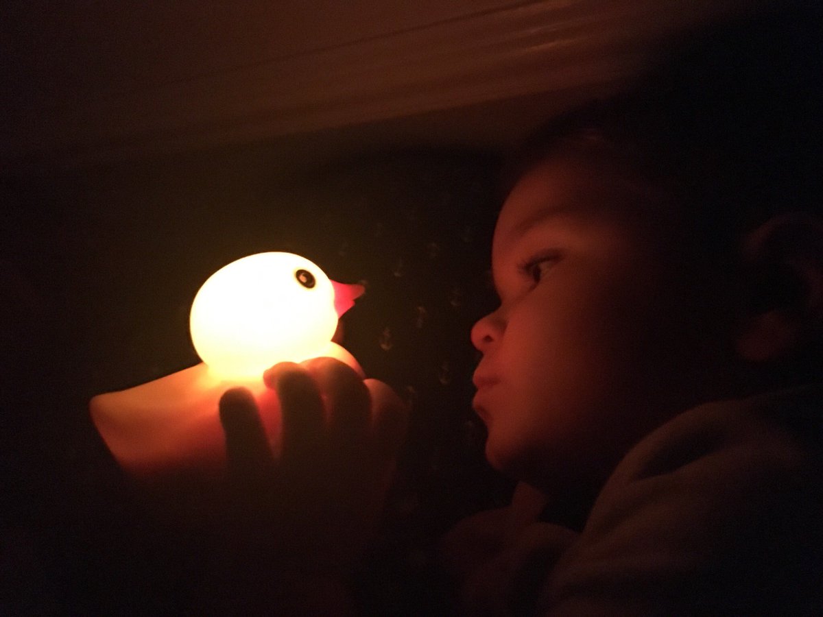 #GoodnightMoon Goodnight light... Bedtime with <a href="/EdwinTheDuck/">Edwin The Duck</a> is bedtime done right.  #IoT