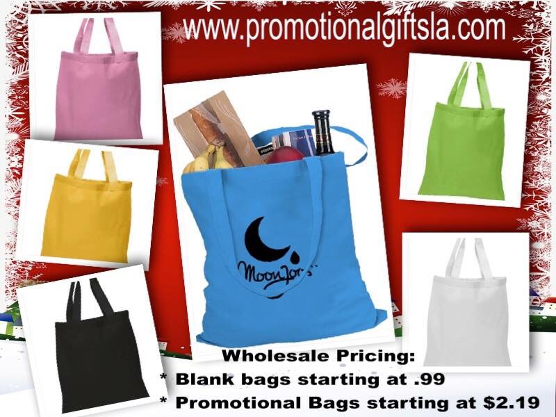 promotionalgiftsla.com Don’t miss out! Wholesale pricing on hundreds of promotional products! Get your bags blank or add your logo.. Lowest prices guaranteed.. #wholesalebags #totebags #promotionalbags #promotionalproducts #marketing #eventgiveaways #tradeshow #corporateevents