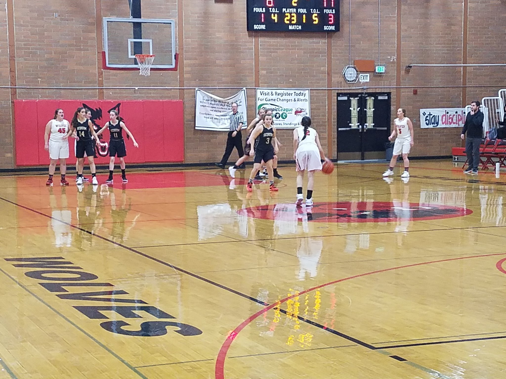 Coupeville High on Twitter "Enjoying the Doubleheader basketball game