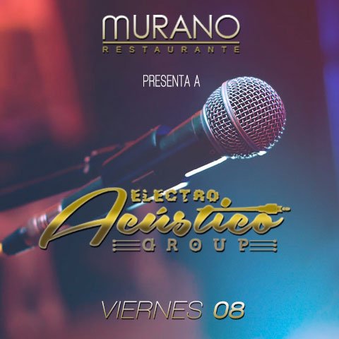 ¡Activados para esta noche! #MuranoWeekend #MúsicaEnVivo