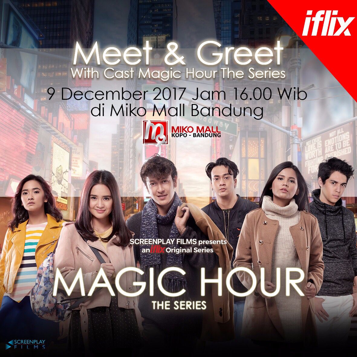 MagicHourID's tweet image. Meet &amp;amp; Greet #MagicHourSeries hari ini bakalan seru karena ada @michelleziu dan @MAX_maxime 

Siapa nih yang dateng ke @MikoMallKopoBDG ?