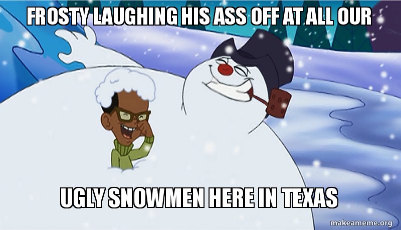 eternallyrising's tweet photo. Haha have you seen any? Mine included! #SnowInTexas2017 #snowday2017 #RGVsnow https://t.co/YIgSQeYaa2