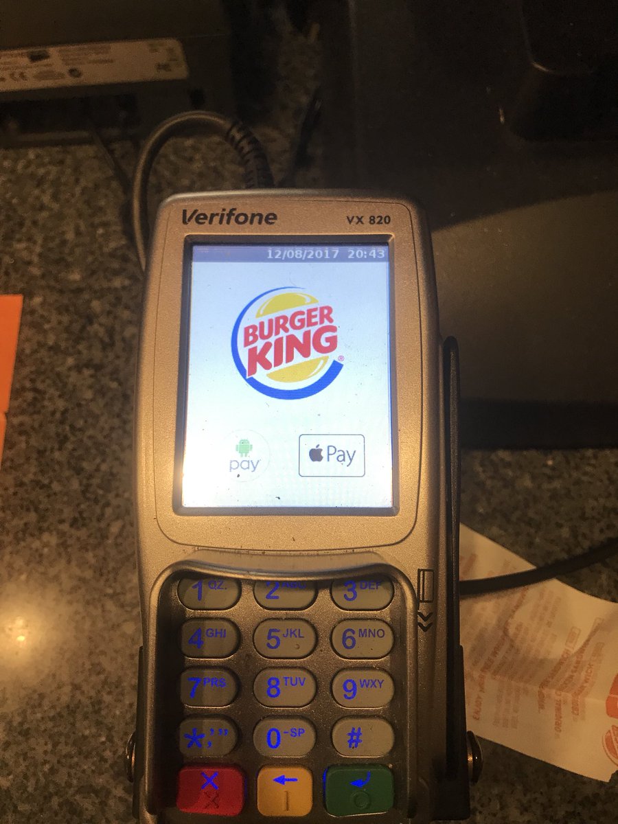 Does Burger King Take Apple Pay?