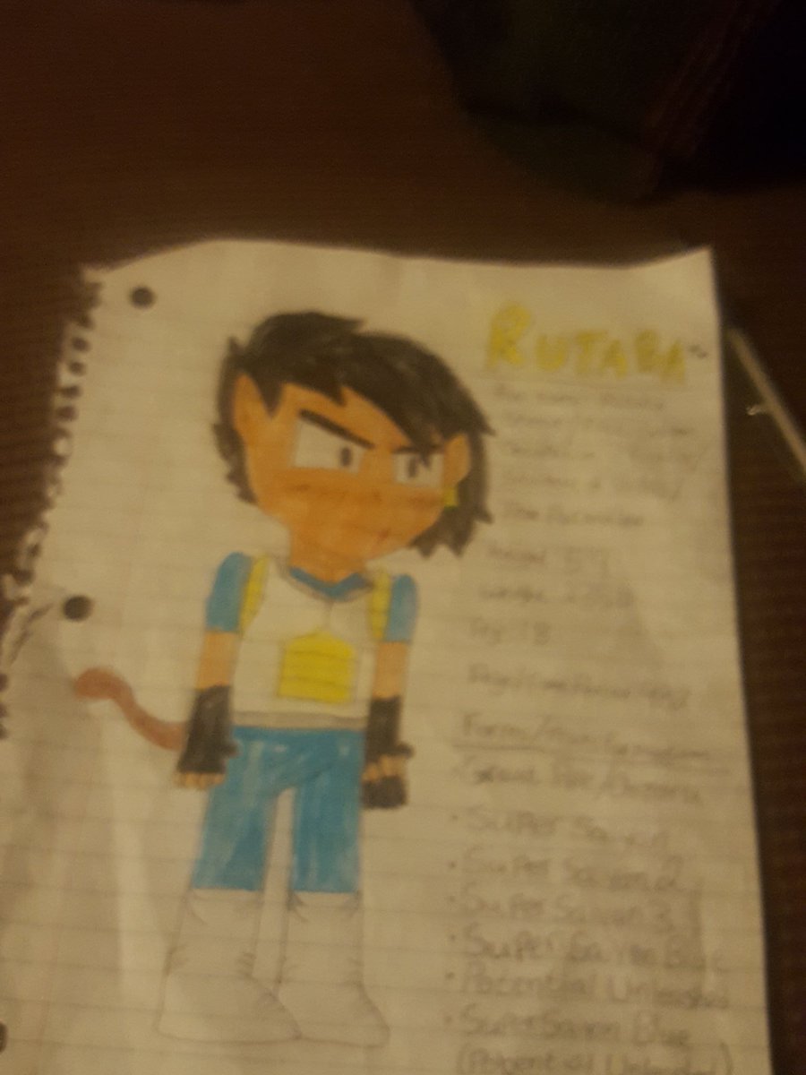 JordanP71235675's tweet photo. Check out my awesome Saiyan dude #Rutaba https://t.co/xklnIOpHgD
