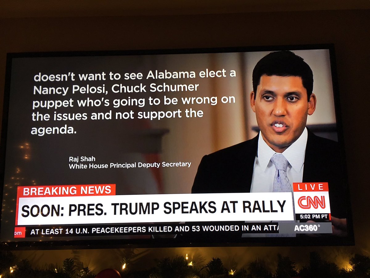 More CNN fake news! Show wrong picture of Raj Shah