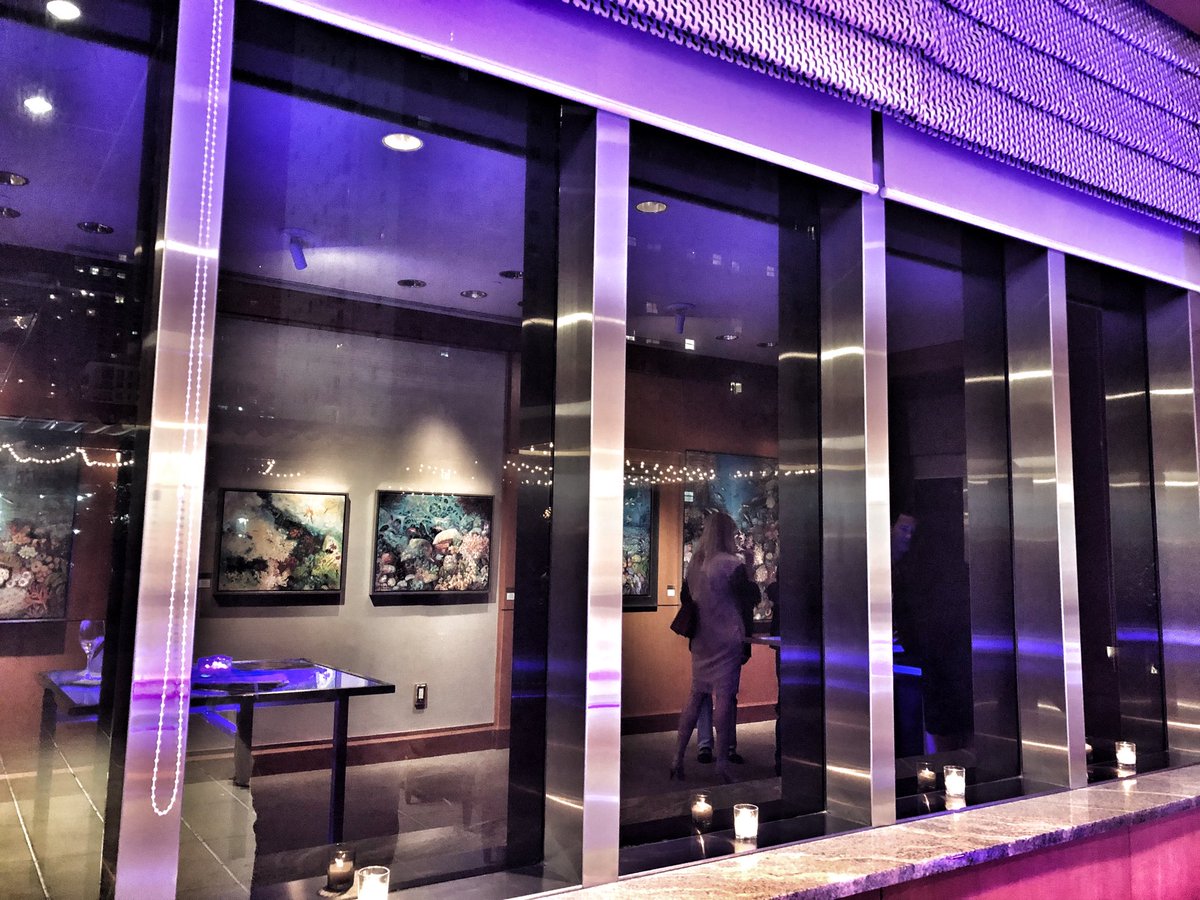 Reflections. Art by <a href="/DominguezdeHaro/">DOMINGUEZ DE HARO</a> Open to the public. #LobbyArt #FSArt #ArtBasel