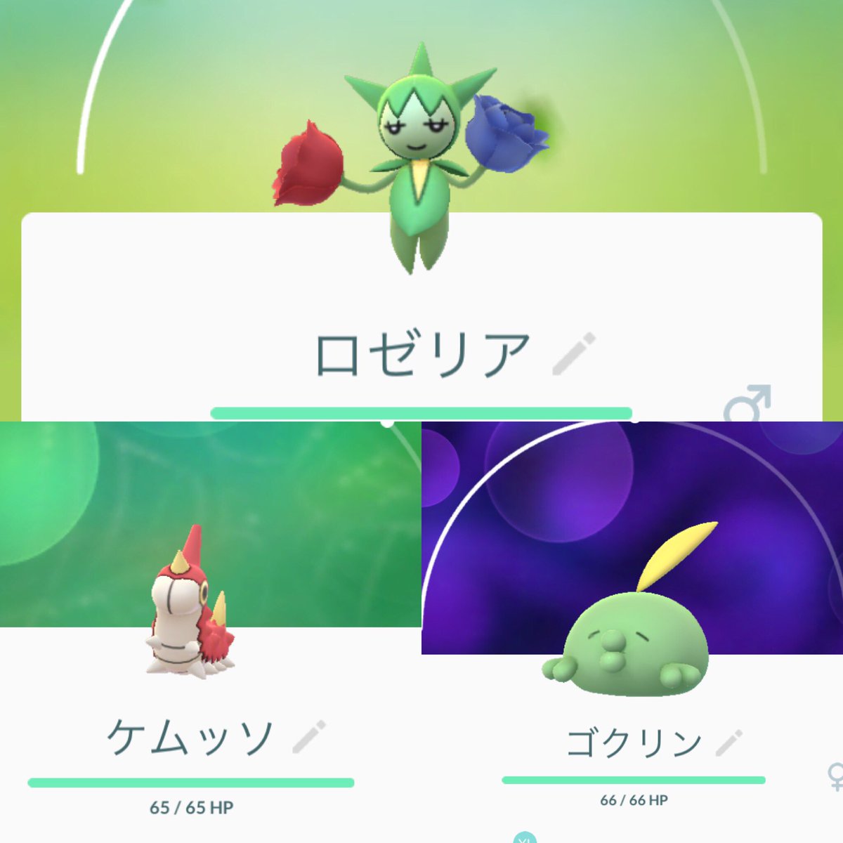 Blue Rose 略してblue 色違い欲しがり Twitterren 仕事前にゲットしたホウエン地方の新種ポケモンは ロゼリア ケムッソ ゴクリンの 3種のみ これからどんどん増やそう ポケモンgo ホウエン地方 新しいポケモン ポケモン追加 ロゼリア ケムッソ ゴクリン