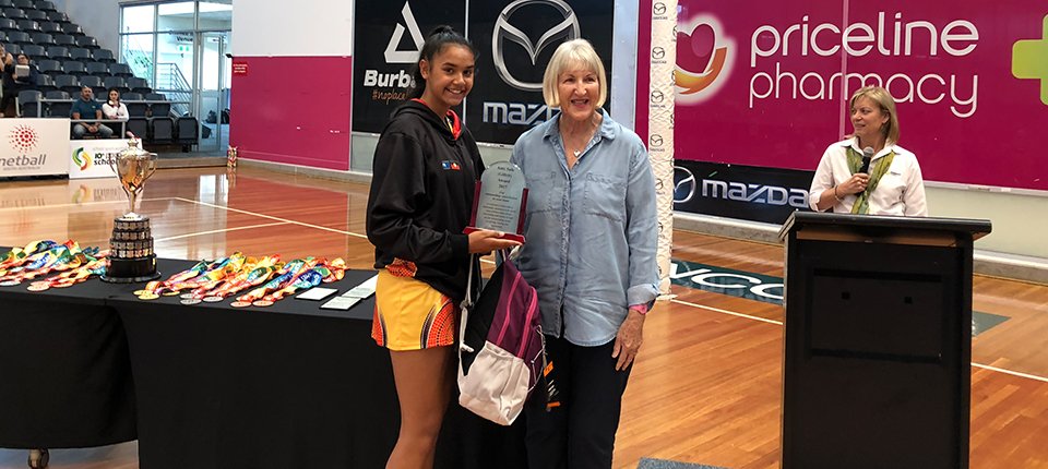 PSGSSA's tweet image. “It means a lot to me, I love netball and it’s just amazing to get this award out of everybody. It makes me feel like I can do anything.”

- Emma Flick-Booth from the Budgies Indigenous netball team after receiving the Amy Safe (Gillett) Award. 👏🏆
READ: bit.ly/2A8DRXf