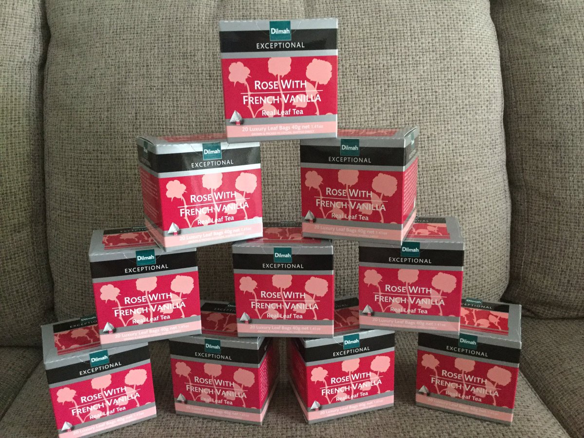GourmetTea_'s tweet photo. RT @DrAnnetteStride: Stocked up for at least the next two years. When can  the UK expect this tea @Dilmah https://t.co/sbcGKjwOft
