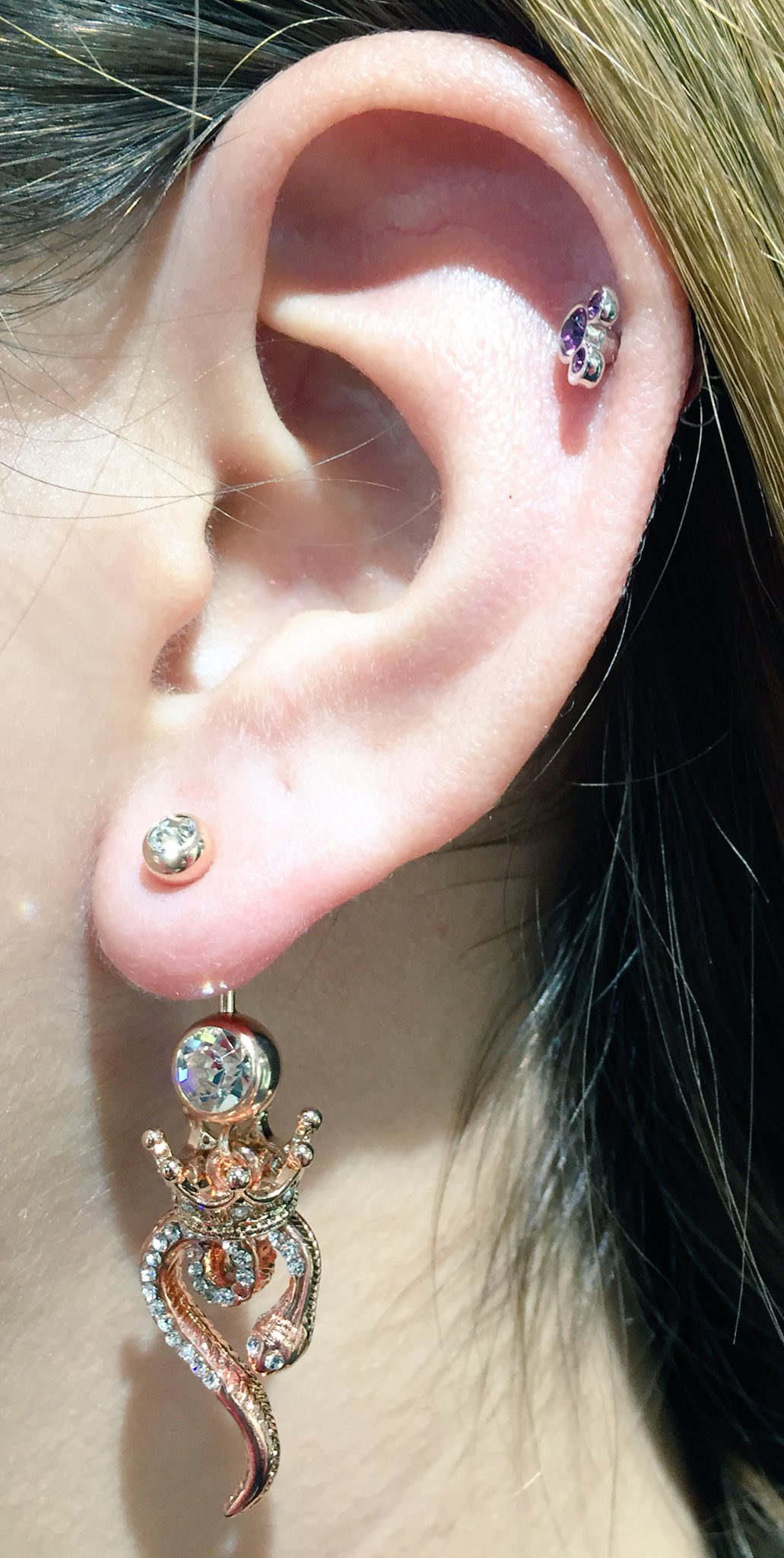 【高い素材】アクセサリーオープニング YUKO SATO キンモクセイピアス silver ペア