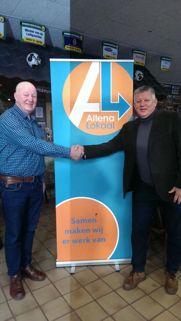 Vandaag uitreiking cheque #voedselbank  ism #G-team. #Altena Lokaal