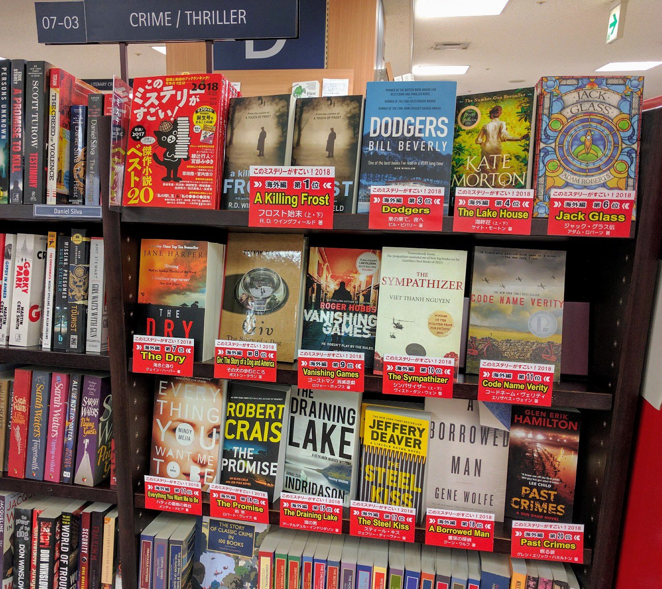 Bookskinokuniyatokyo 洋書専門店 No Twitter ミステリー 今年も発表されました このミステリーがすごい 18 による海外編ランキングミステリー作品の原書を早速集めております 冬の一冊はぜひこちらで 棚07 03にて Ms Bookskinokuniyatokyo 洋書専門店 No Twitter ミステリー 今年も発表されました このミステリーがすごい 18 による海外編ランキングミステリー作品の原書を早速集めております 冬の一冊はぜひこちらで 棚07 03にて Ms