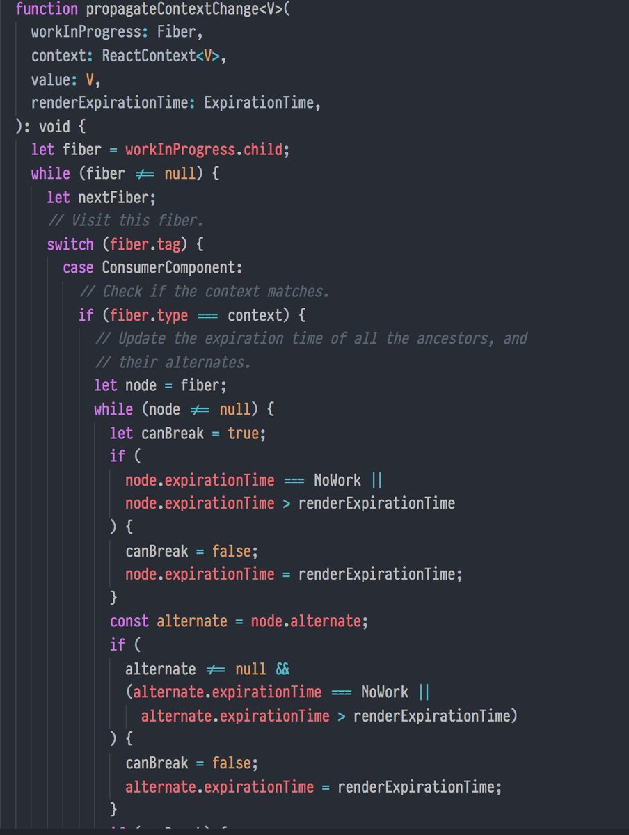 acdlite's tweet image. Me four years ago: Why do UI interviewers ask questions about trees structures? I&apos;m never going to need that shit.

Me today (and every other day):